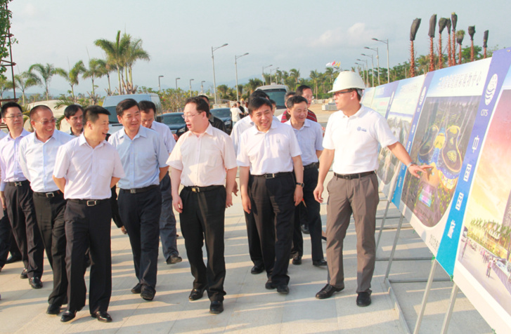 國資委副主任徐福順一行 調(diào)研國旅集團三亞項目