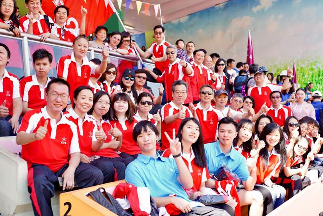 集團(tuán)員工踴躍參加香港中國企業(yè)協(xié)會第八屆運動會（圖）